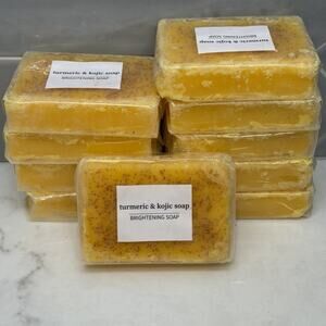 Tumeric + Kojic Acid Brightening Cleansing Bar Soap 10 Bars Brand New Sealed